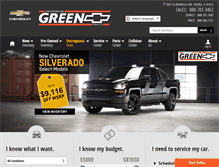 Tablet Screenshot of chevystore.com